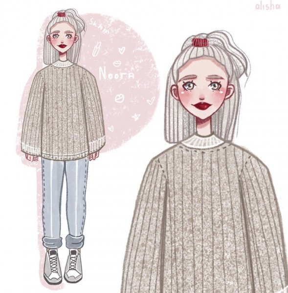 Одежда для рисования оверсайз