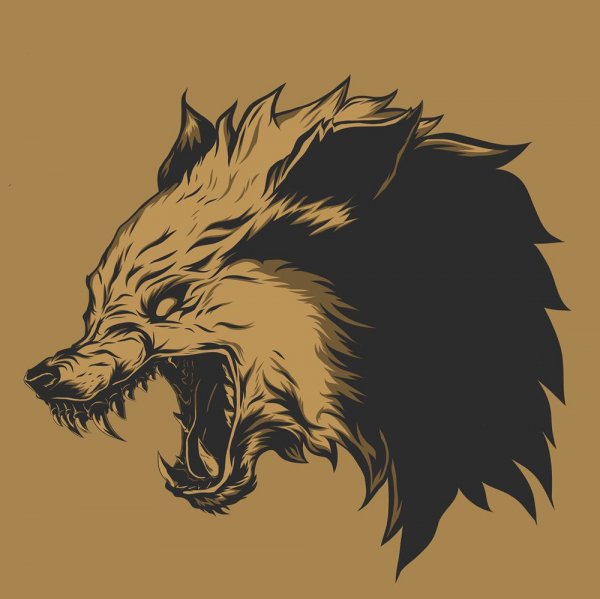 Фенрир волк Скандинавская мифология тату