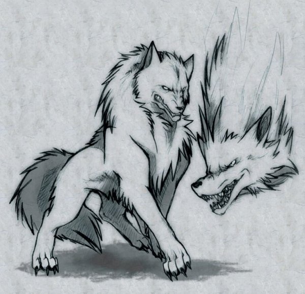 Волк Фенрир рисунок