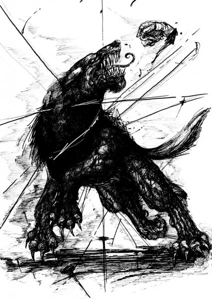 Фенрир гравюра