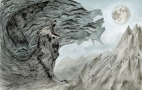 Скандинавские мифы Фенрир