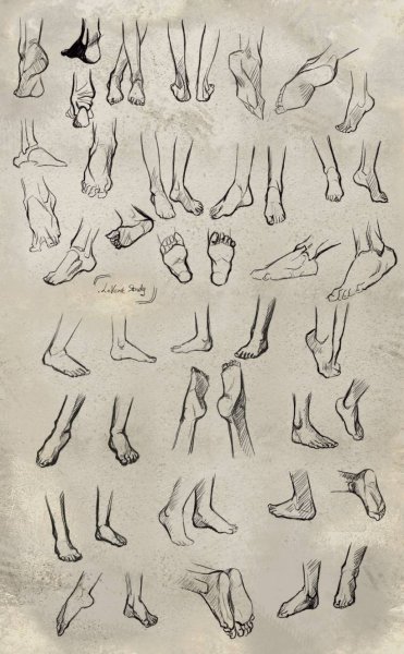 Стопы живопись