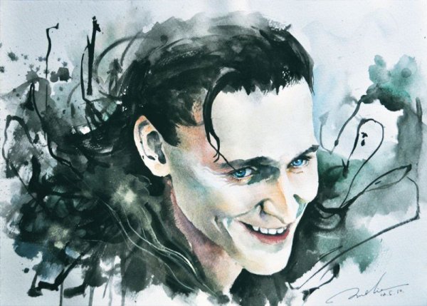 Том Хиддлстон арт