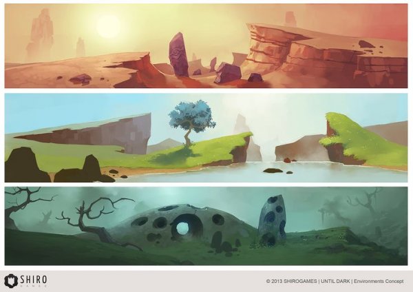 Концепты окружения для игр