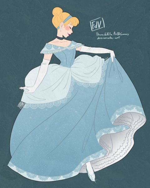 Золушка Дисней арты