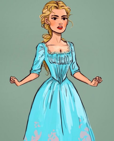 Золушка Элла арты