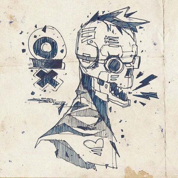 Киберпанк эскизы