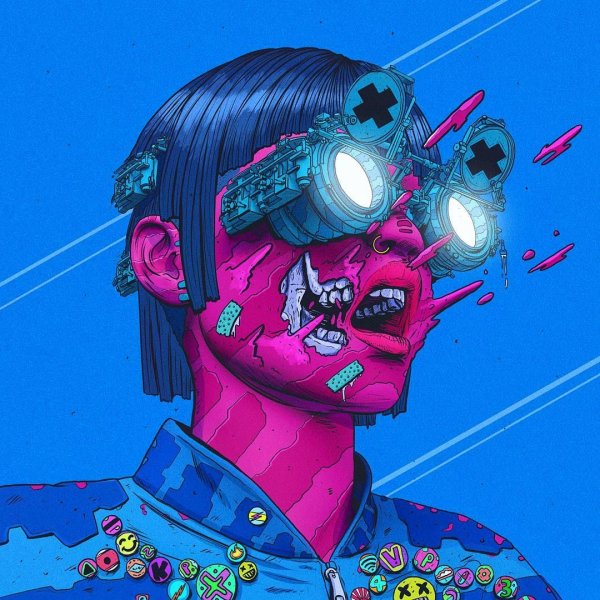 Аватары в стиле киберпанк