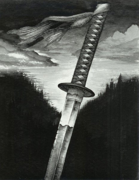 Меч воткнутый в землю