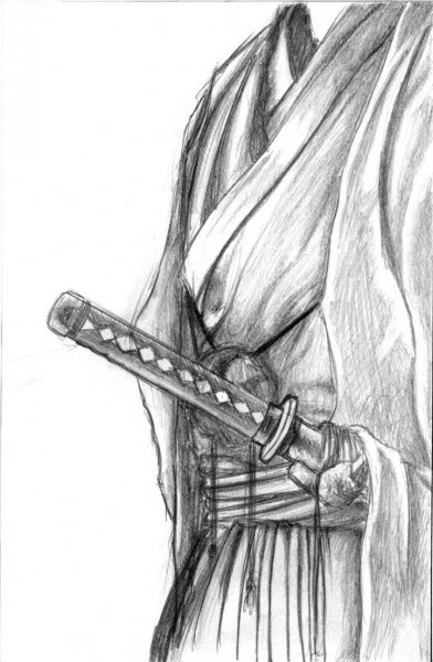 Самурай скетч