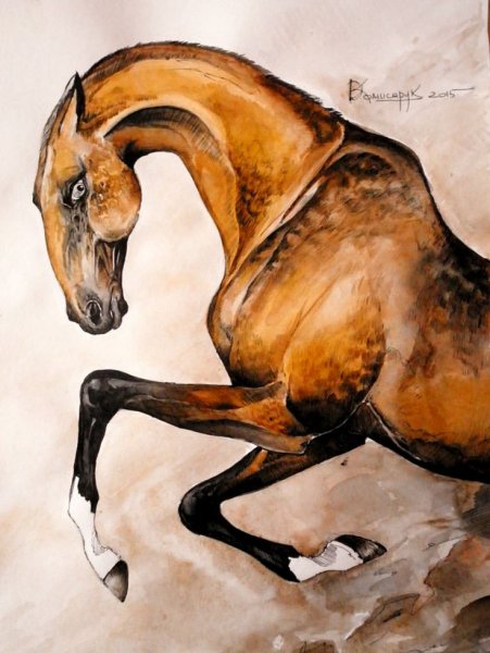 Стилизованные лошади