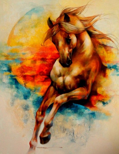 Лошадь арт