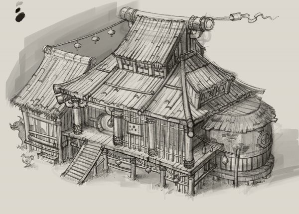 Концепт арты зданий