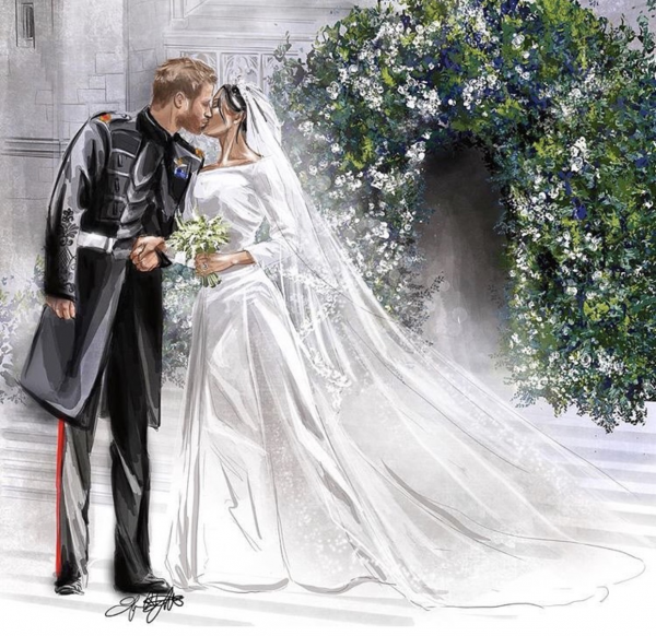 Мультяшная свадьба