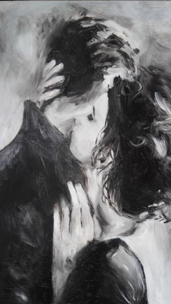 Картина двое влюбленных