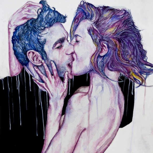 Пара в стиле арт