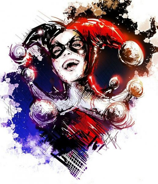 Джокер арт карандашом