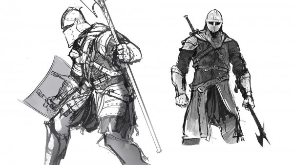 Воин с двуручным мечом