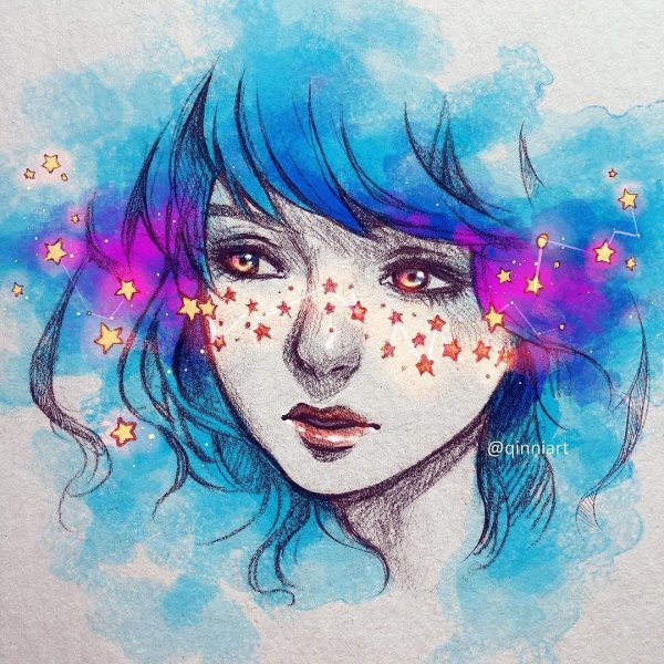 Акварельные арты