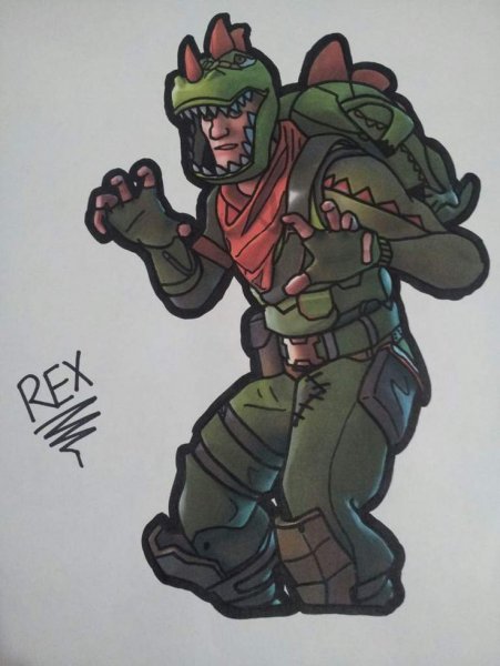 Нарисовать скин ФОРТНАЙТ