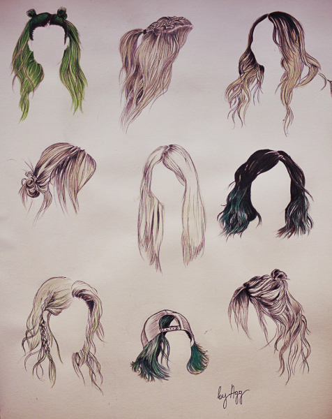 Волосы для рисования