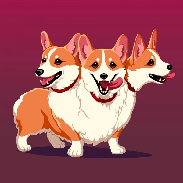 Вельш корги референс