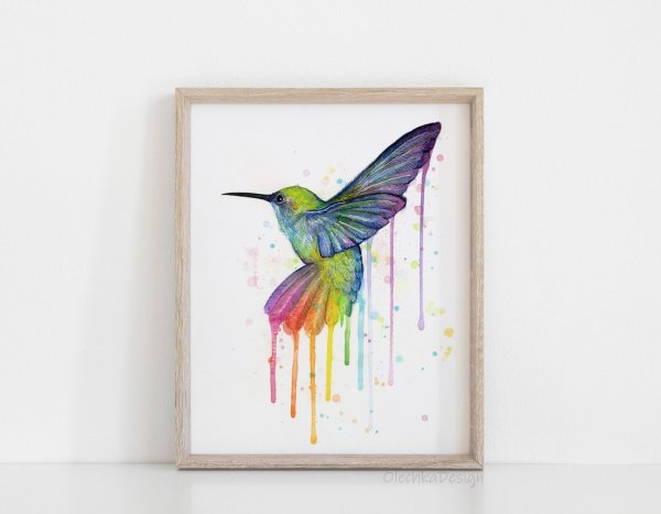 Необычная картина Колибри