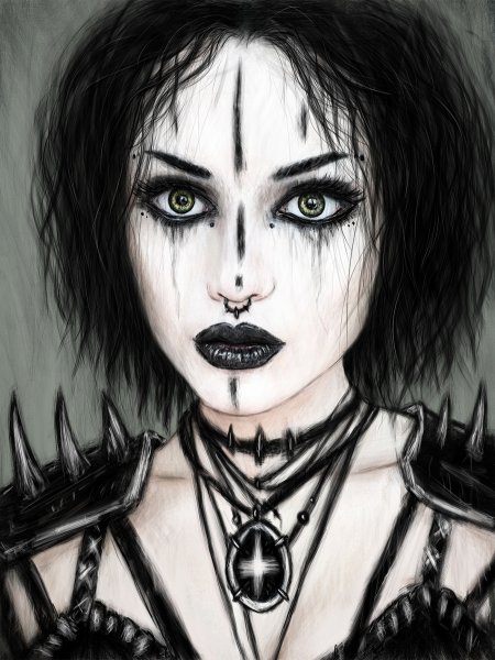 Готическая рисовка