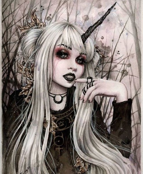 Стиль рисования Готика