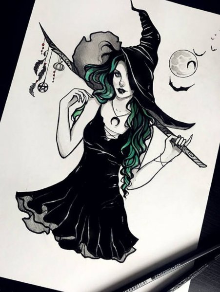 Готические арты девушек