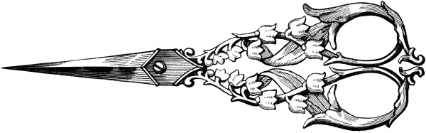 Ножницы арт рисунок