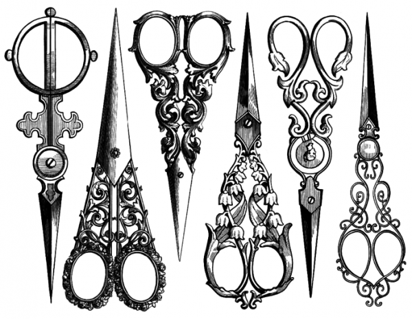 Ножницы Викторианские