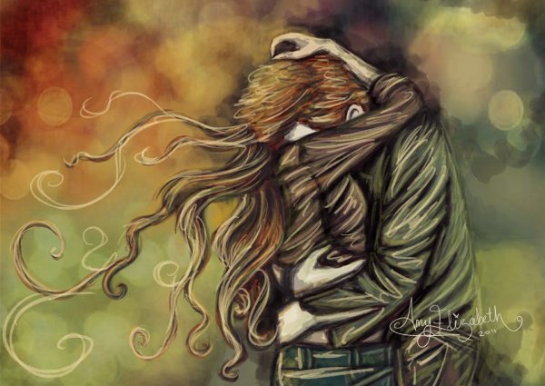 Сильные объятия арт