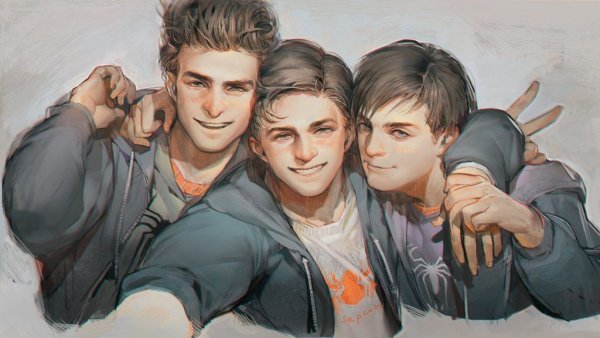 Эндрю Гарфилд человек паук арты