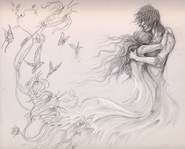 Боль фэнтези рисунок карандашом