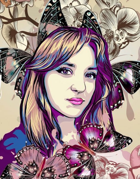 Портрет в стиле поп-арт