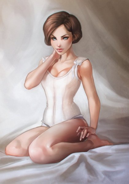 Обнажённые девушки арт