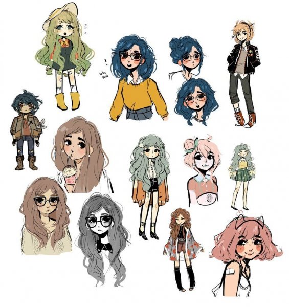 Различные стили рисования