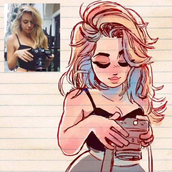 Милый стиль рисования людей