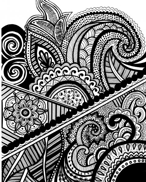 Узоры для раскрашивания