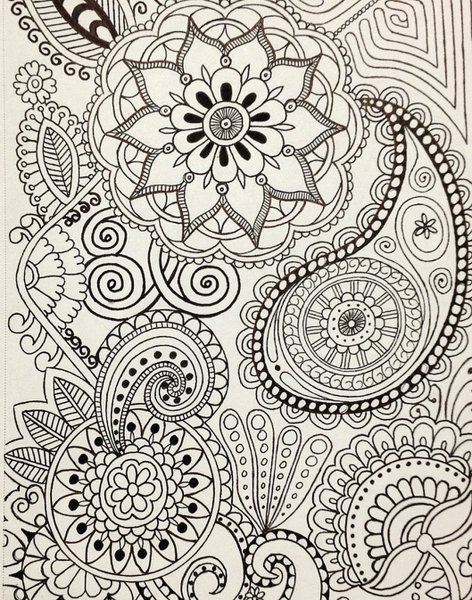 Раскраски сложные