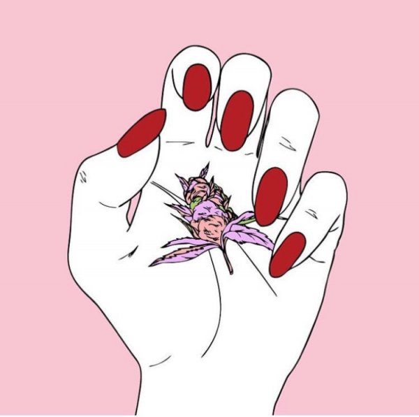 Рисунки для срисовки ногти