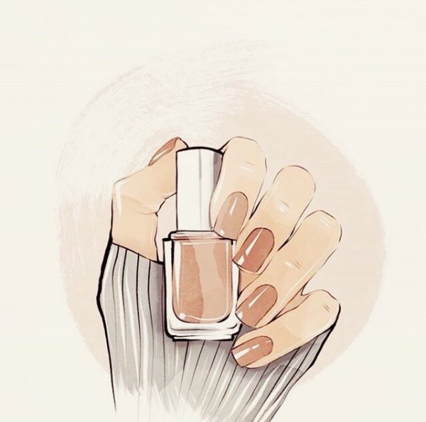 Ногти скетч