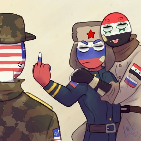 Countryhumans Россия и Сирия шип