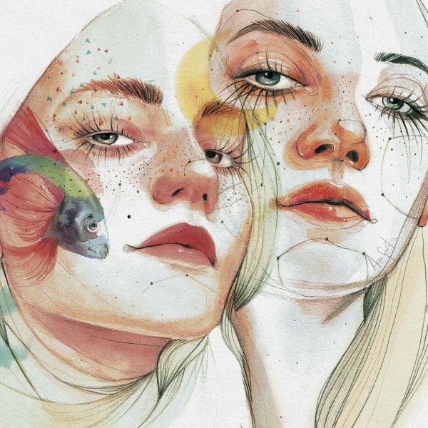 Акварельные иллюстрации