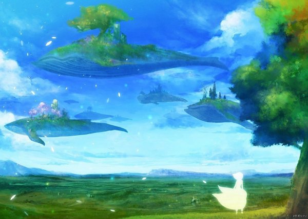 Остров в небе арт