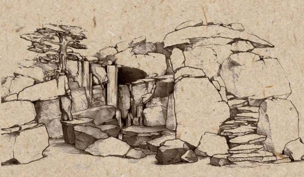 Архитектурная Графика камни