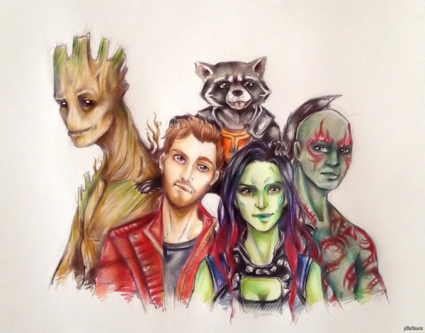 Рисунки персонажей из фильмов