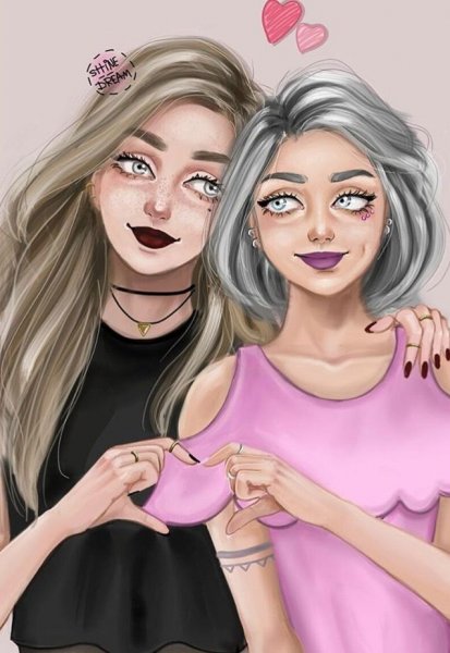 Арт для лучшей подруги