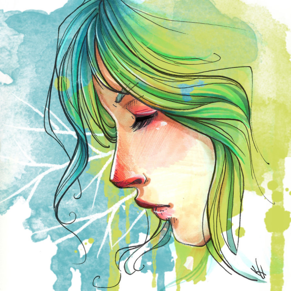 Рисунки девушек